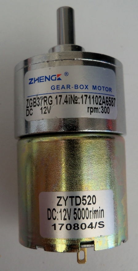Motor label detail
